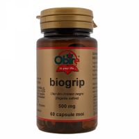 Ulei din seminte de chimen negru Biogrip, 500 mg, 60 capsule moi, Obire
