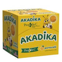 Acadele cu propolis C si portocala Akadika, 50 bomboane, Fiterman