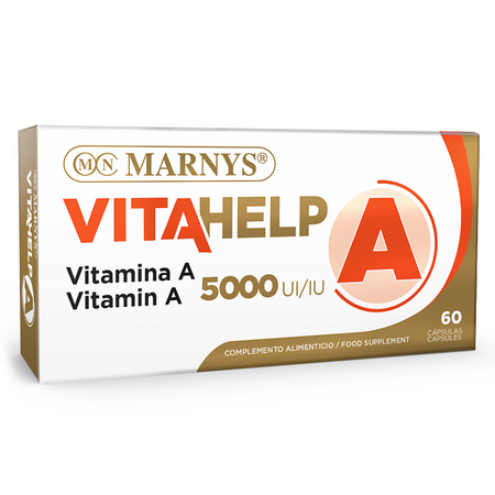 Vitamina A Vitahelp, 5000 UI, 60 capsule, Marnys