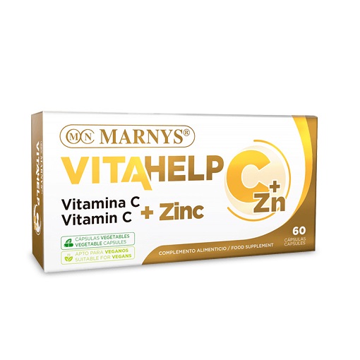 Vitamina C + Zinc Vitahelp, 60 capsule, Marnys