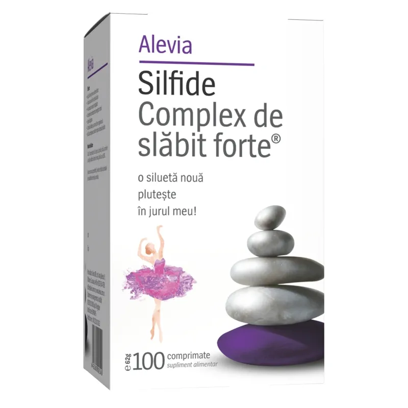 Silfide complex de slabit forte, 100 comprimate, Alevia