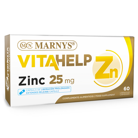 Zinc Vitahelp, 25 mg, 60 capsule, Marnys