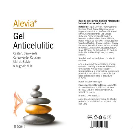 Pachet Complex de slabit forte Silfide, 100 comprimate + Ceai de slabit, 30 doze + Gel anticelulitic, 200 ml, Alevia 655816