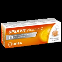 Upsavit Vitamina C, 1 g, 10 comprimate efervescente, Upsa