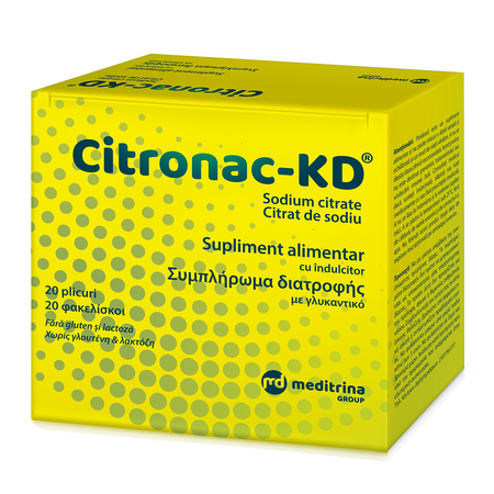 Citronac-KD, 20 plicuri, Meditrina Pharmaceuticals 607626