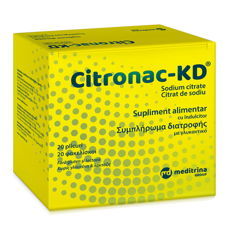 Citronac-KD, 20 plicuri, Meditrina Pharmaceuticals 607627