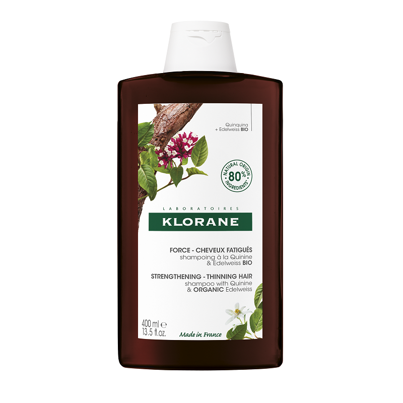 Sampon chinina si floare de colt BIO, 400 ml, Klorane