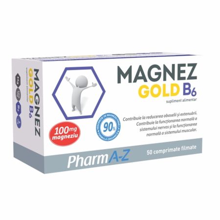 Magnez Gold B6, 50 comprimate, PharmA-Z