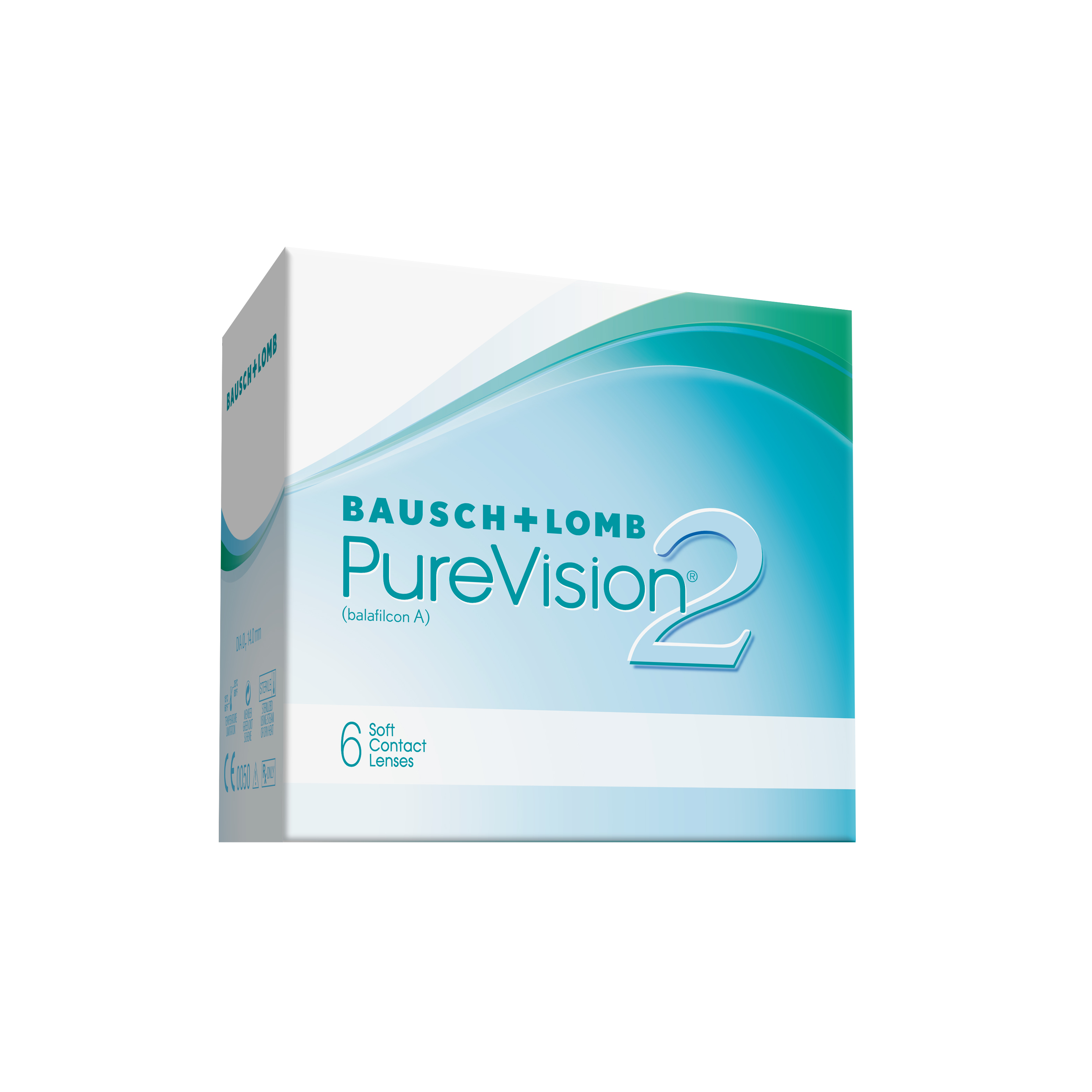 Lentile de contact -4.75 PureVision 2HD, 6 bucati, Bausch Lomb