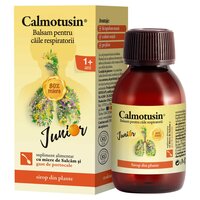 Sirop cu gust de portocala Calmotusin  Junior, 100 ml, Dacia Plant