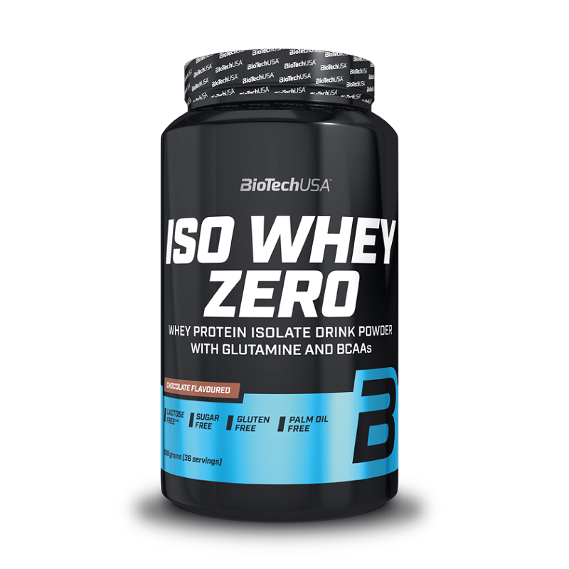 Pudra proteica Iso Whey Zero Chocolate, 908 g, BioTech USA