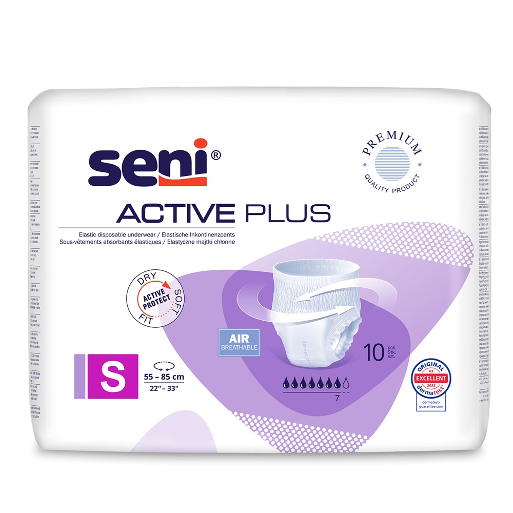 Scutece pentru adulti Active Plus, Small, 10 bucati, Seni