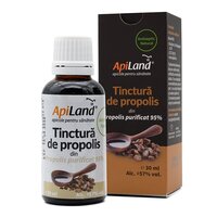 Tinctura de propolis purificat 95%, 30 ml, Apiland