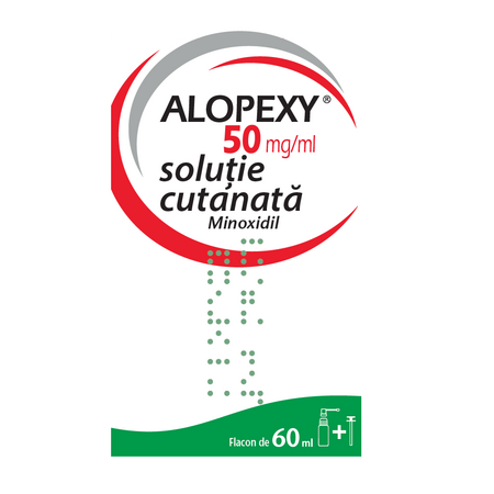 Alopexy, soluţie cutanată, 50mg/ml, 60 ml, Pierre Fabre