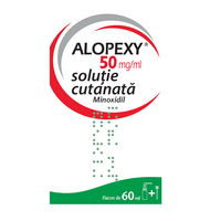 Alopexy, soluţie cutanată, 50mg/ml, 60 ml, Pierre Fabre