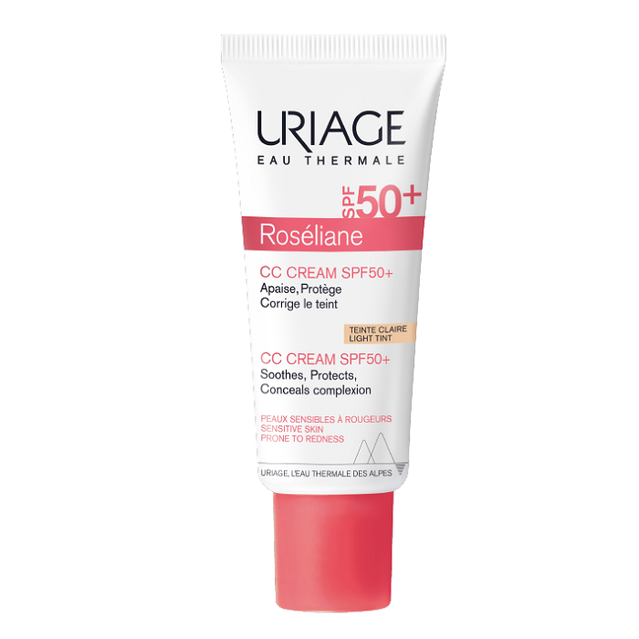 Crema CC anti-roseata cu SPF 50+ Roseliane, 40 ml, Uriage 