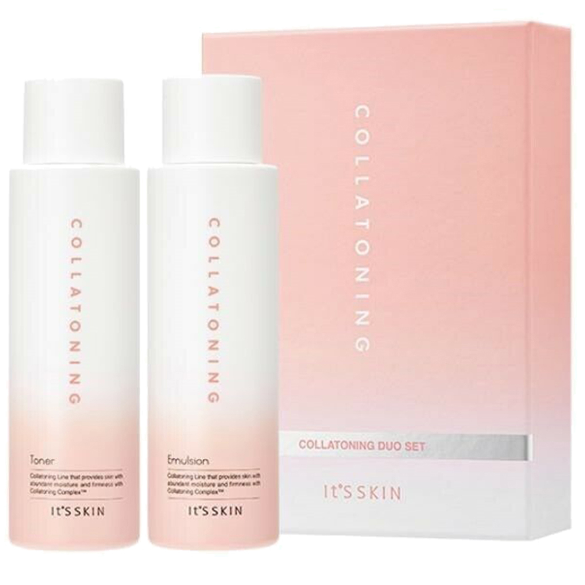 Set Duo Toner + Emulsie Collatoning, 150 + 150 ml, It's Skin