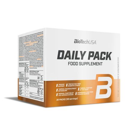 Vitamine si minerale Daily Pack, 30 pachete, Biotech USA