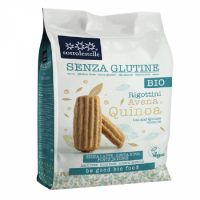 Biscuiti Bio vegani fara gluten cu ovaz si quinoa, 250 g, Sottolestelle