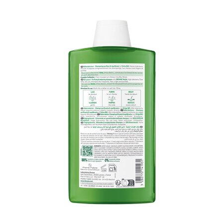Sampon cu urzica Bio, 400 ml, Klorane 672102