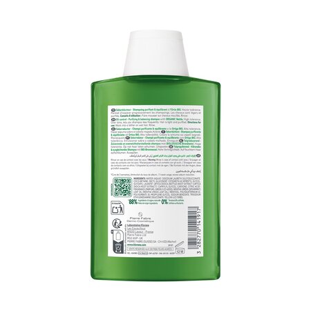 Sampon cu urzica Bio, 200 ml, Klorane 672097