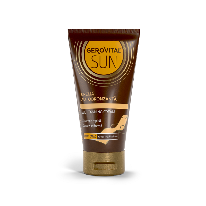 Crema autobronzanta Sun, 150 ml, Gerovital