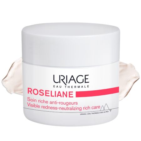 Crema anti-roseata pentru ten uscat Roseliane, 50 ml, Uriage