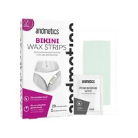 Benzi depilatoare pentru zona bikini, 20 benzi, Andmetics