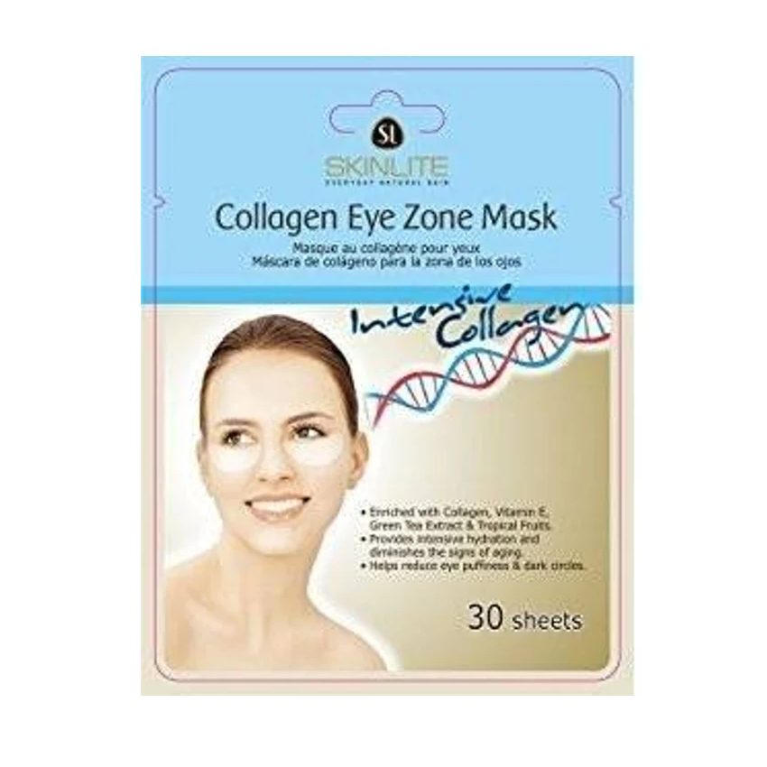 Masca cu colagen pentru zona ochilor, 30 bucati, Skinlite