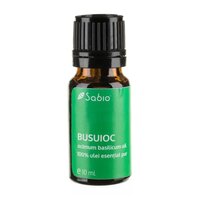 Ulei esential pur de Busuioc, 10 ml, Sabio
