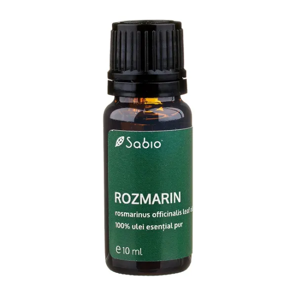 Ulei 100% pur esential Rozmarin, 10 ml, Sabio