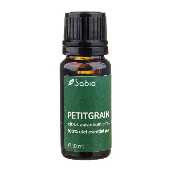 Ulei esential de petitgrain, 10 ml, Sabio