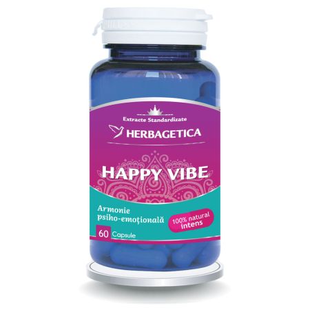 Happy Vibe, 60 capsule, Herbagetica