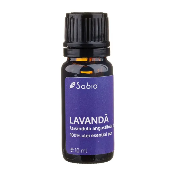 Ulei 100% pur esential Lavanda, 10 ml, Sabio