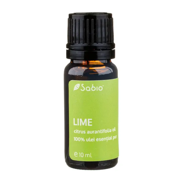 Ulei 100% pur esential Lime, 10 ml, Sabio