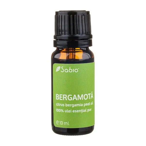 Ulei 100% pur esential Bergamota, 10 ml, Sabio