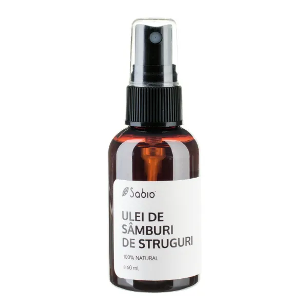 Ulei de samburi de struguri, 60 ml, Sabio