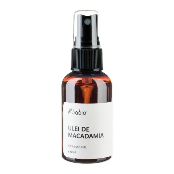 Ulei de macadamia, 60 ml, Sabio