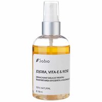 Demachiant bifazic cu jojoba, vita-E si rose, 118 ml, Sabio