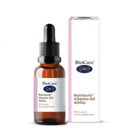 Vitamina D3 lichida Nutrisorb, 400UI, 15 ml, BioCare
