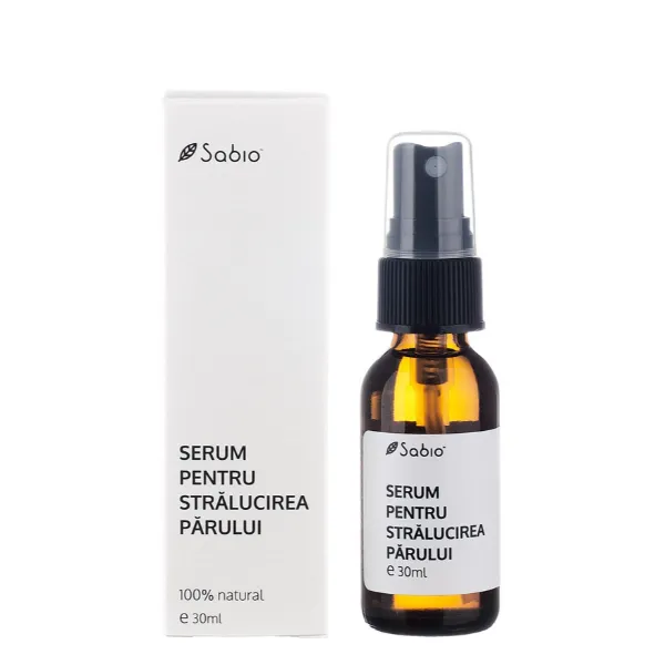 Ser pentru stralucirea parului, 30 ml, Sabio