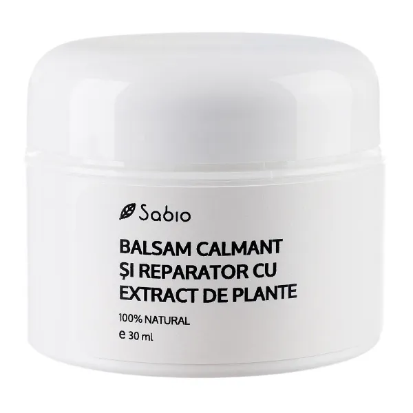 Balsam calmant si reparator cu extract de plante, 30 ml, Sabio