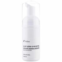 Spuma fina demachianta aloe vera si musetel, 100 ml, Sabio