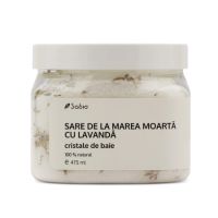 Sare de la Marea Moarta cu lavanda cristale de baie, 475 ml, Sabio