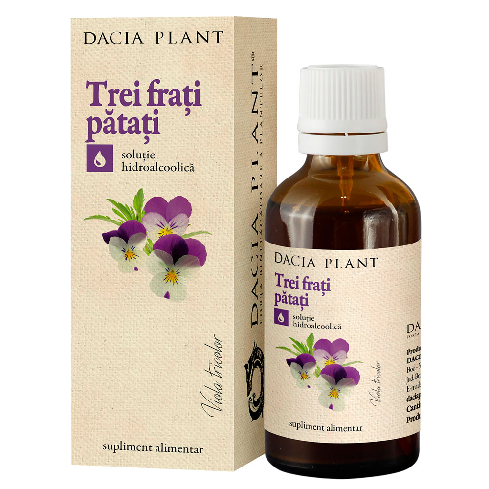 Tinctura de Trei Frati Patati, 50 ml, Dacia Plant