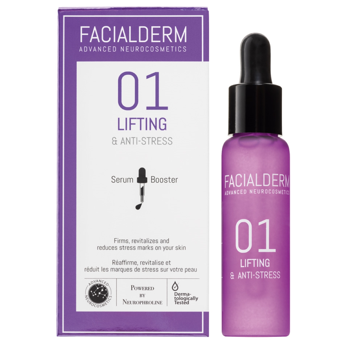 Serum Booster 01 lifting facial, 30 ml, Facial Derm