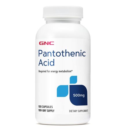 Acid Pantotenic, 500 mg, 100 capsule, GNC