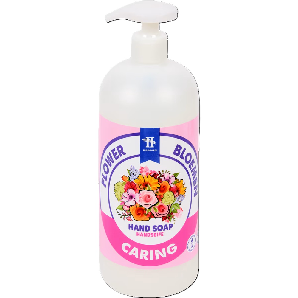 Sapun lichid cu arome florale si proteine din lapte, 1000 ml, Hegron Cosmetics