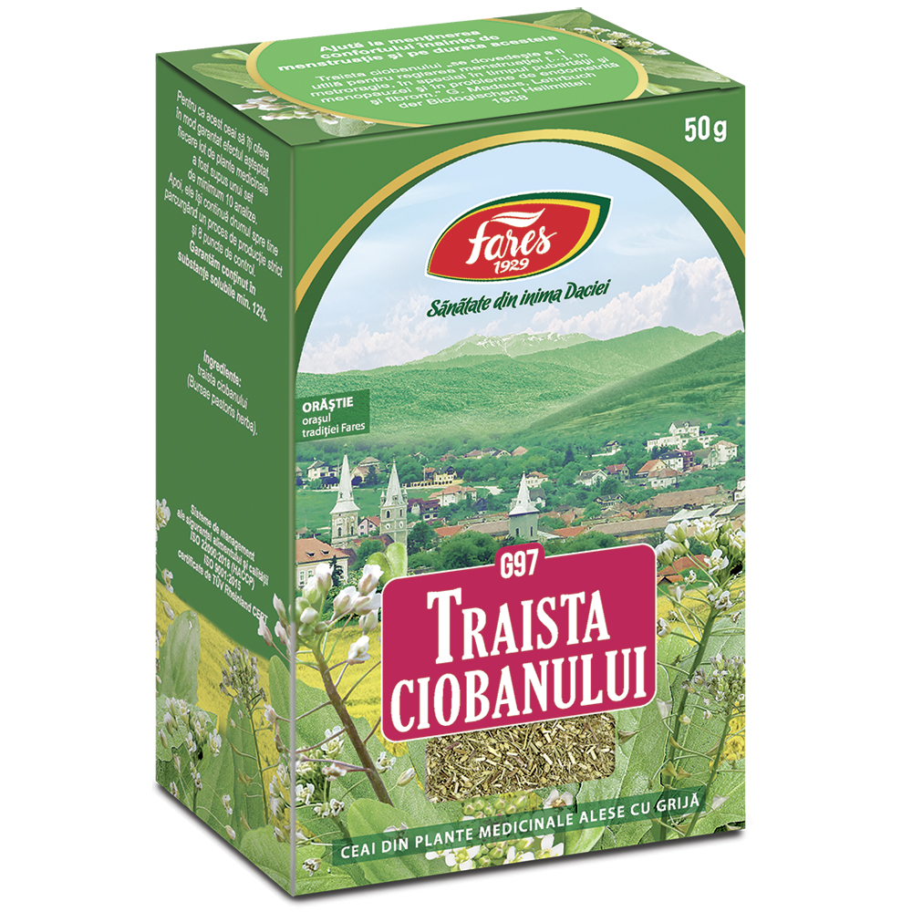 Ceai Traista Ciobanului G97, 50 g, Fares