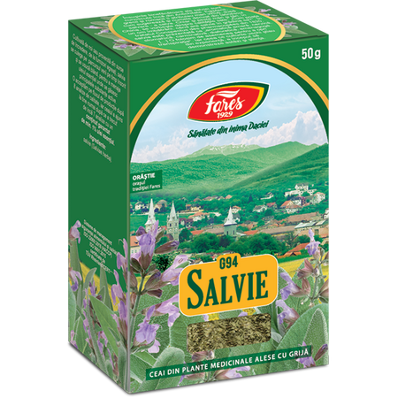 Ceai de Salvie frunze G 94, 50 g, Fares